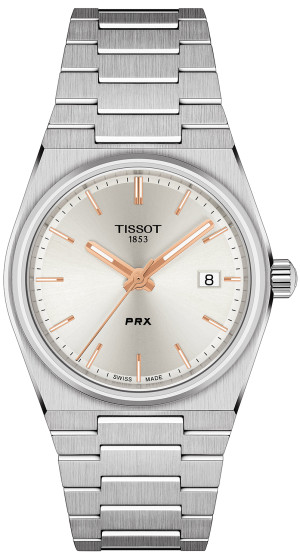 Zegarek Tissot T137.210.11.031.00 / PRX 35 Quartz White 35mm / damski