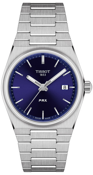 Zegarek Tissot T137.210.11.041.00 / PRX 35 Quartz Blue 35mm / damski