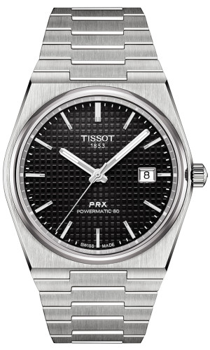 Zegarek Tissot T137.407.11.051.00 / PRX 40 POWERMATIC 80 Black 40mm / męski