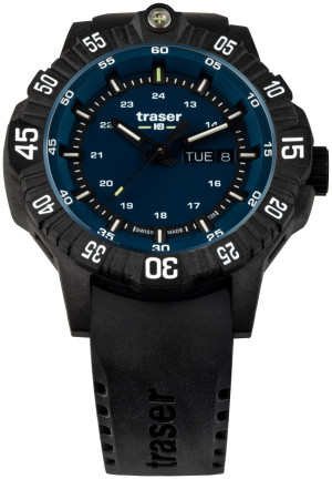 Zegarek Traser TS-110725 / P99 Q Tactical Blue Rubber Strap / męski
