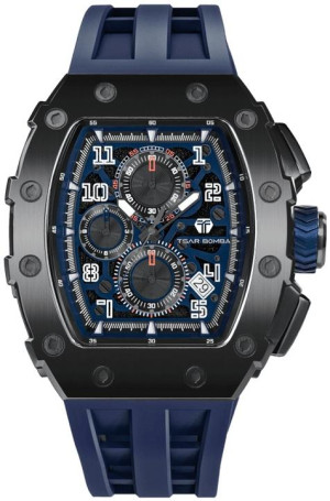 Zegarek Tsar Bomba TB8204Q-40 / Elemental Calendar Black Blue / męski