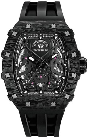 Zegarek Tsar Bomba TB8207CF-31 / Elemental Carbon Fiber Black / męski