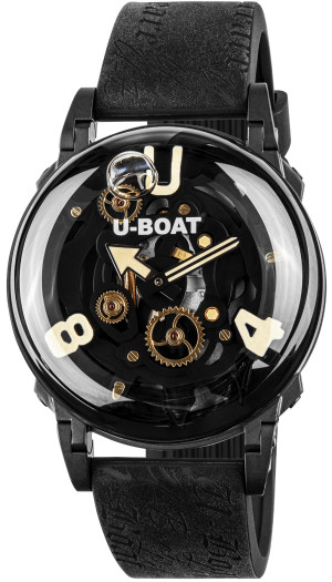 Zegarek U-BOAT 3355 / U-65 PVD White 44mm / męski / pasek
