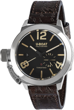 Zegarek U-BOAT 8893 / CLASSICO 42 TUNGSTENO BLACK / męski