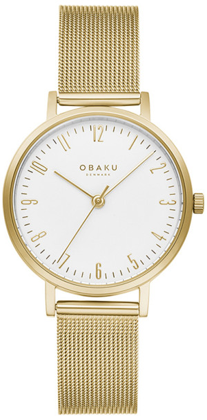 Zegarek Obaku Denmark V248LXGIMG / Brink Lille - Gold  / damski