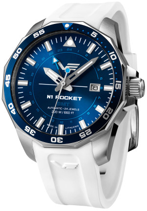 Zegarek Vostok Europe NH34-225A712SW / Rocket N-1 Automatic GMT / męski