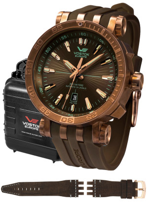 Zegarek Vostok Europe NH35A-575O285S / Energia Rocket Bronze / męski