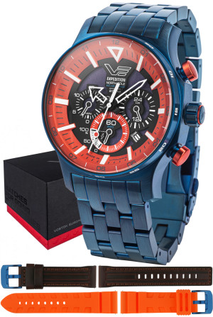 Zegarek Vostok Europe VR42-595D734B / Expedition North Pole 1 Polar Sunrise Solar 47mm / męski