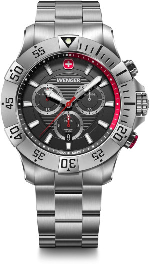 Zegarek Wenger 01.0643.123 / Chrono / męski / bransoleta