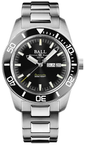 Zegarek Ball DM3308A-SC-BK / Engineer Master II Skindiver Heritage Automatic Chronometer / męski