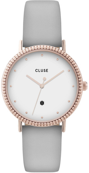 Zegarek Cluse CL63001 / pasek Rose Gold White/Soft grey / damski