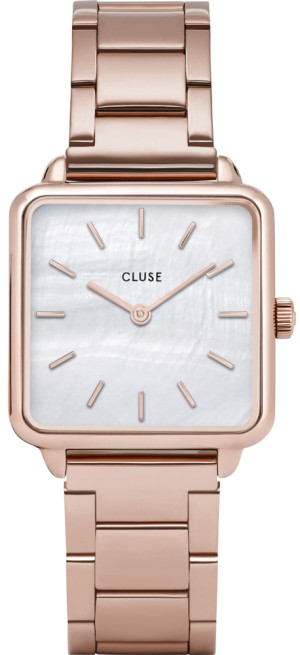 Zegarek Cluse CL60027S / bransoleta Three Link Rose Gold/White Pearl / damski