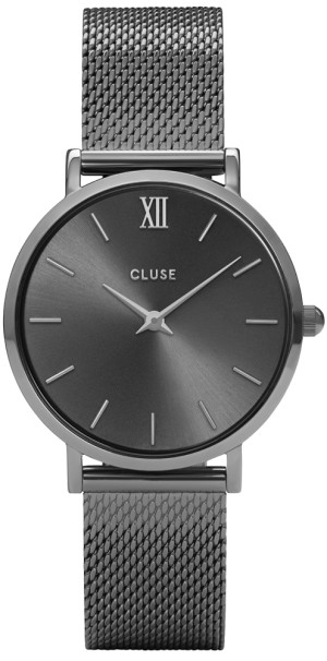 Zegarek Cluse CL30067 / Mesh Full Dark Grey / damski / pasek