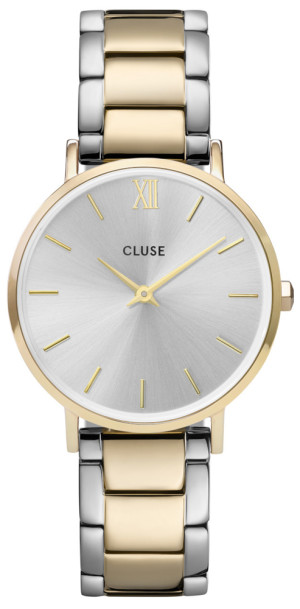 Zegarek Cluse CW0101203028 / bransoleta 3-Link Gold/Silver / damski