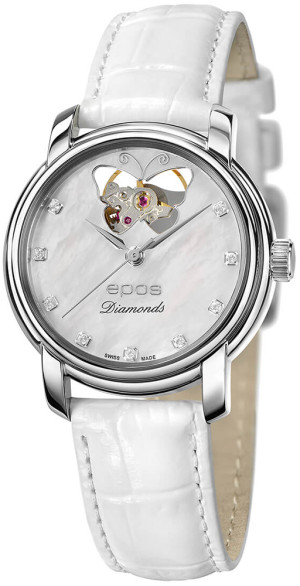 Zegarek Epos 4314.133.20.89.10 / Diamonds / damski / pasek