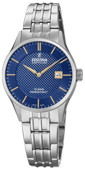 Zegarek Festina F20006-3 / Swiss Made Capsule / damski / bransoleta