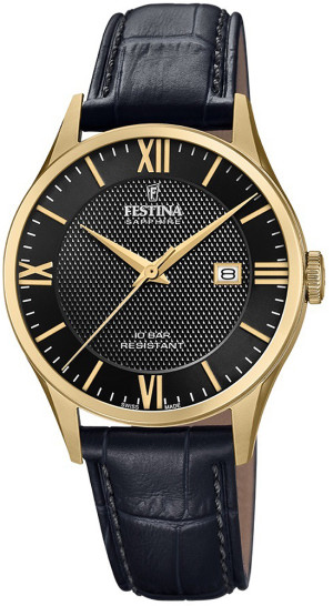 Zegarek Festina F20010-4 / Swiss Made Capsule / męski / pasek