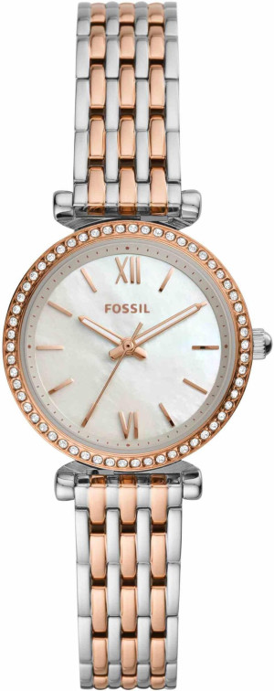 Zegarek Fossil ES4649 / CARLIE MINI Bicolor Stainless Steel 28mm / damski