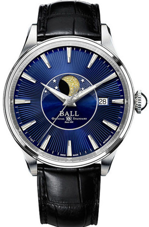 Zegarek Ball NM3082D-LLJ-BE / Moon Phase / męski / pasek