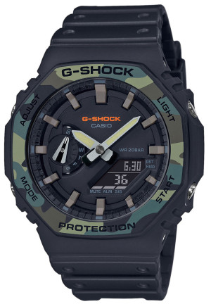 Zegarek Casio G-SHOCK GA-2100SU-1AER / Octagon Camouflage "CasiOak" Carbon Core Guard / męski