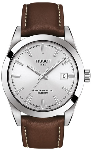 Zegarek Tissot T127.407.16.031.00 / GENTLEMAN POWERMATIC 80 SILICIUM / męski