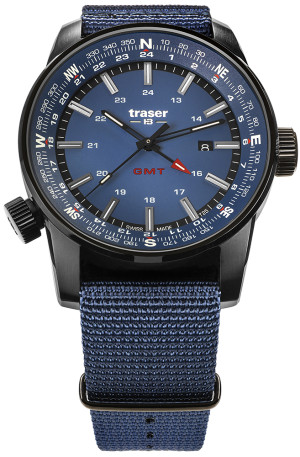 Traser TS-109034 / P68 Pathfinder GMT Blue NATO Strap