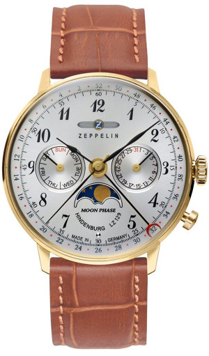 Zegarek Zeppelin 70391 / LZ129 Hindenburg Quartz Moonphase / damski