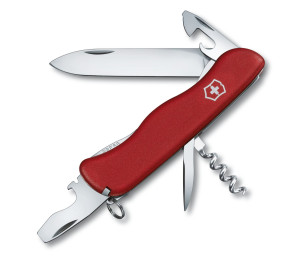 Nóż Victorinox Picknicker 0.8353 Duży czerwony scyzoryk z dużym blokowanym ostrzem 08353