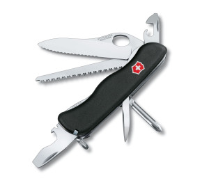 Nóż Victorinox Trailmaster 0.8463.MW3 Duży czarny scyzoryk z 12 funkcjami 08463MW3
