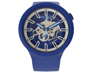 Zegarek Swatch SB01N102 BIG BOLD 47 mm ISWATCH BLUE