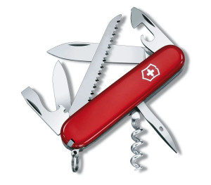 Nóż Victorinox Camper 1.3613 Czerwony scyzoryk średniej wielkości z 13 funkcjami 13613