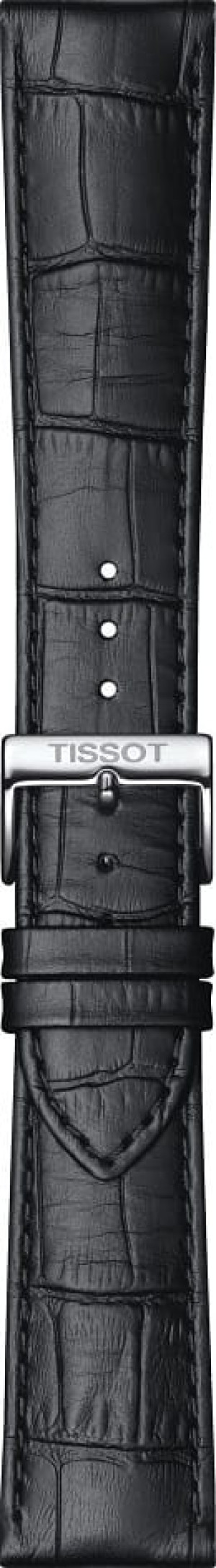 Pasek skórzany Tissot T600045526 22/19 mm do kolekcji T129.410 T129410 T129.407 T129407
