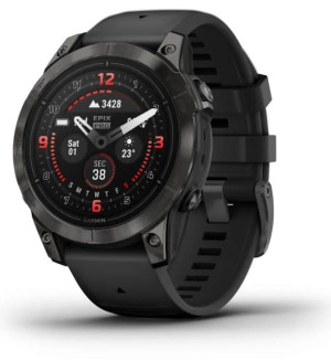 Zegarek GARMIN EPIX Pro (Gen 2) 47MM 010-02803-30 SMARTWATCH TITANIUM z powłoką DLC Sapphire Edition (0100280330) DODATKOWY PASEK W ZESTAWIE