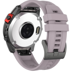 Fioletowy pasek silikonowy (zamiennik) do zegarka GARMIN 20 mm