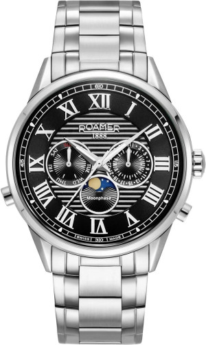 Zegarek ROAMER SUPERIOR MOONPHASE II 513821.41.85.50 (513821418550)
