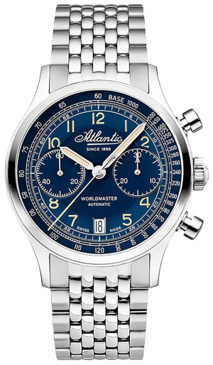 Zegarek Atlantic 52857.41.53 Worldmaster Bicompax 528574153 Legend Edition