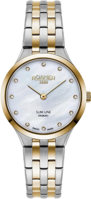 Zegarek ROAMER SLIM-LINE DIAMOND 512847.47.89.20 (512847478920)
