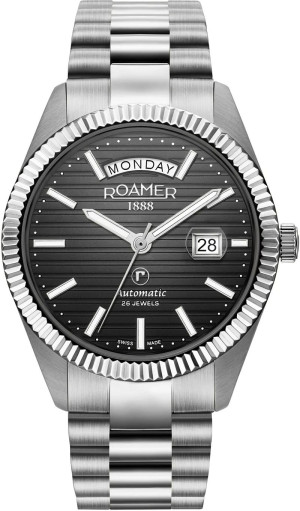 Zegarek ROAMER PRIMELINE DAYDATE II 981666.41.85.50 (981666418550)