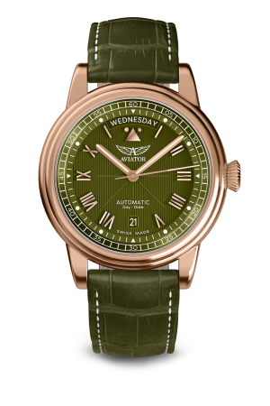 Zegarek Aviator Douglas Day Date 41 Automatic LIMITED EDITION V.3.35.2.279.4 (V335.22794)