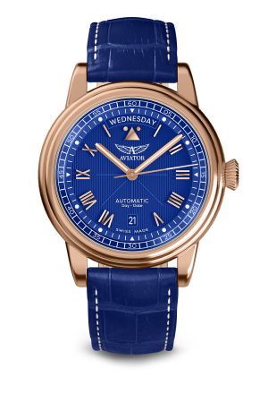 Zegarek Aviator Douglas Day Date 41 Automatic LIMITED EDITION V.3.35.2.277.4 (V33522774)
