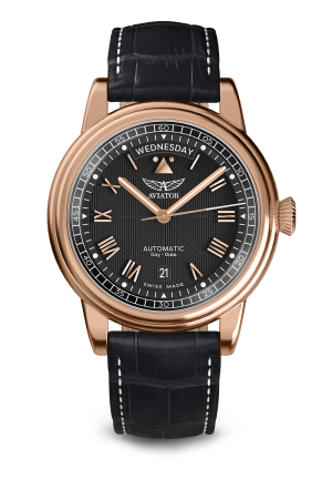 Zegarek Aviator Douglas Day Date 41 Automatic LIMITED EDITION V.3.35.2.275.4 (V33522754)