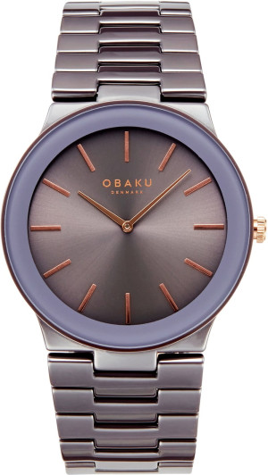 Zegarek Obaku Denmark Svale - Graphite V281GXJJCJ