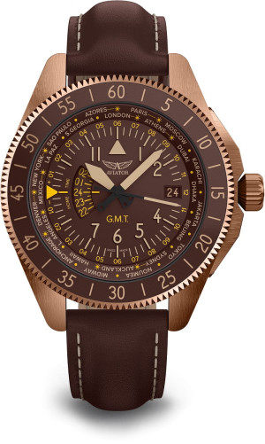 Zegarek Aviator Airacobra GMT V.1.37.8.306.4 (V13783064)