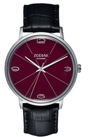 Zegarek Błonie Zodiak Mechaniczny Śliwka 5TD123 (5905326213279)