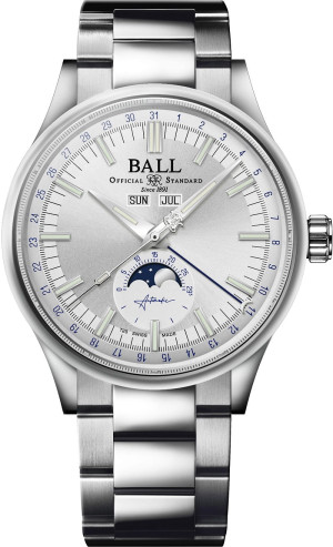 Zegarek Ball Engineer II Moon Calendar Limited Edition NM3016C-S1J-SL (NM3016CS1JSL)