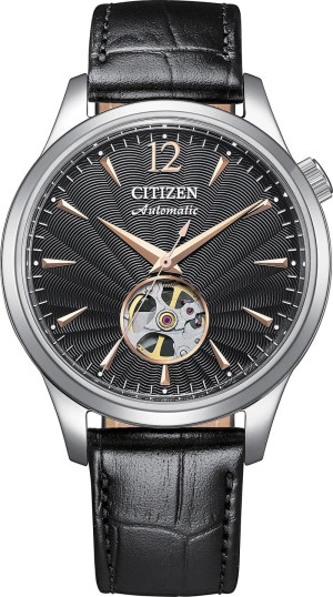 Zegarek CITIZEN MECHANICAL CLASSIC OPEN HEART NH9131-14E (NH913114E)