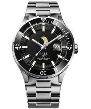 Zegarek Ball Roadmaster Challenger Moonphase 43 mm DM3150B-S13J-BK (DM3150BS13JBK)
