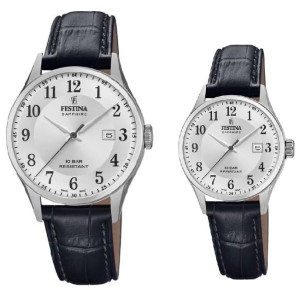 Zestaw dla par Festina Swiss Made 20007/1 + 20009/5 (F20007/1 + F20009/5)