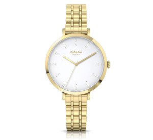Zegarek Cicada Milan Oro Diamantina G34G1B.W2 (G34G1BW2)