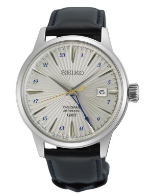 Zegarek Seiko Presage Cocktail Time Silver Bullet Automatic GMT SSK049J1
